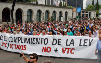 Taxistas en pie de guerra