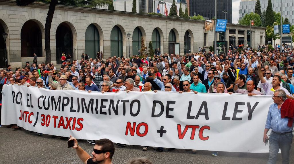 Taxistas en pie de guerra
